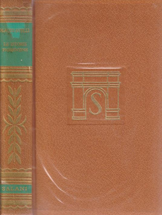 Le istorie fiorentine - Niccolò Machiavelli - copertina
