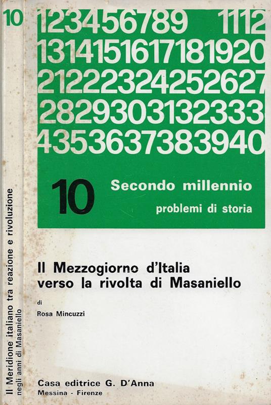 Il Mezzogiorno d'Italia verso la rivolta di Masaniello - Rosa Mincuzzi - copertina