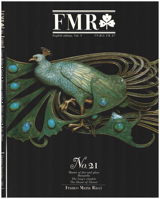 FMR - N. 21,22 English version 1986 - Franco Maria Ricci - copertina