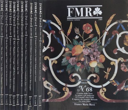 FMR n. 68-69-70-71-72-73-74-75-76-77, 1989 - Franco Maria Ricci - copertina