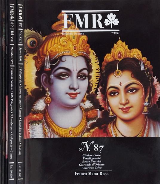 FMR n. 87-89 + 3 Maecenas n. 4-6-8, 1991 - Franco Maria Ricci - copertina