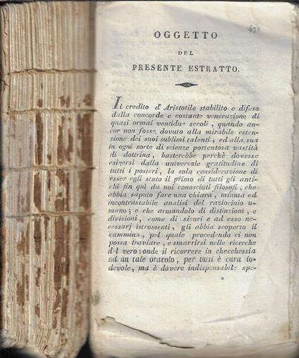 Estratto dell'Arte poetica d'Aristotele - Pietro Metastasio - copertina
