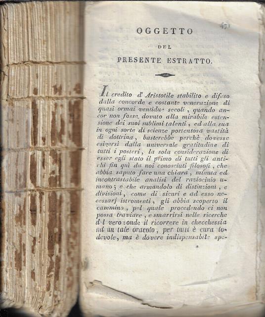 Estratto dell'Arte poetica d'Aristotele - Pietro Metastasio - copertina