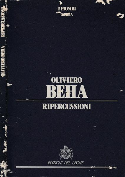 Ripercussioni - Oliviero Beha - copertina