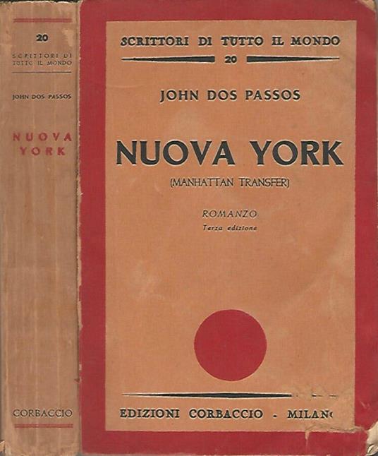 Nuova York - John Dos Passos - copertina