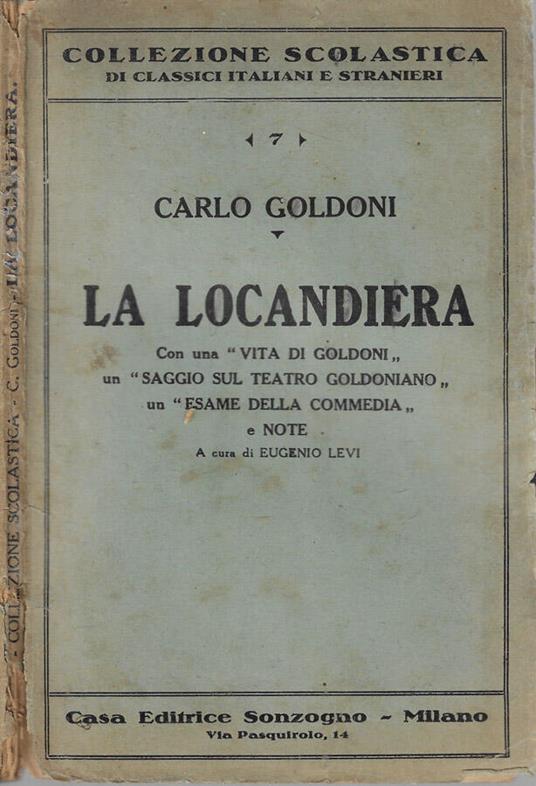 La locandiera - Carlo Goldoni - copertina