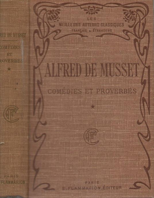 Cimedies et proverbes - Alfred de Musset - copertina
