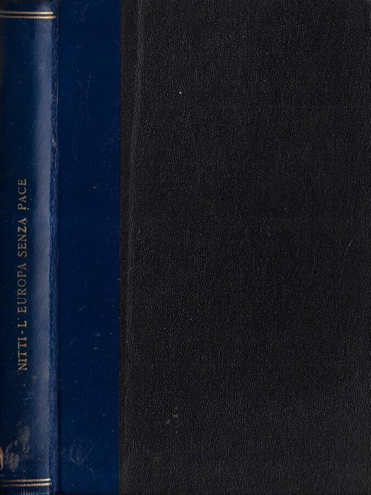 L' Europa senza pace - Francesco Nitti - copertina