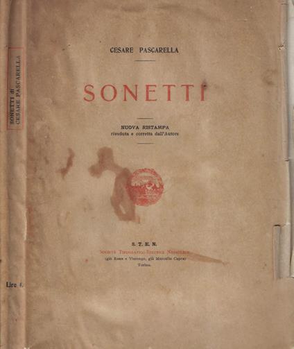 Sonetti - Cesare Pascarella - copertina
