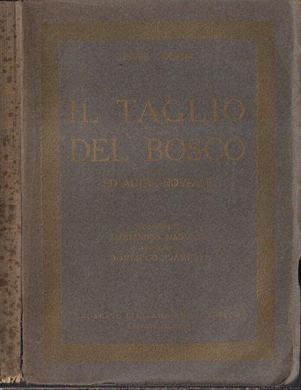 Il taglio del bosco - Lev Tolstoj - copertina