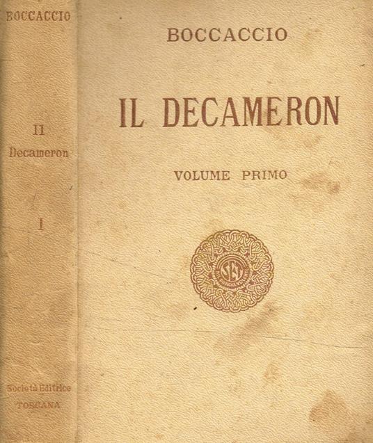 Il decameron vol.I - Giovanni Boccaccio - copertina