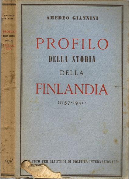 Profilo della storia della Finlandia - Amedeo Giannini - copertina
