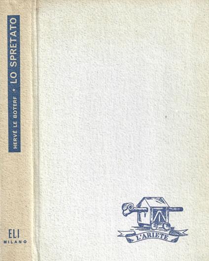Lo spretato - Hervé Le Boterf - copertina