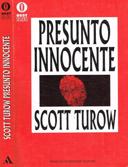 Presunto innocente - Scott Turow - copertina