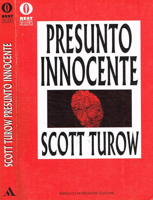 Presunto innocente - Scott Turow - copertina