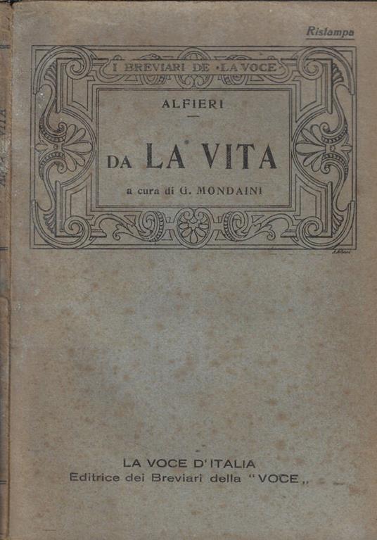 Da La Vita - Paola Alfieri - copertina