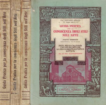 Guida pratica per la conoscenza degli stili nell'arte - Giovanni Aprato - copertina