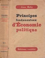 Principes fondamentaux d'economie politique