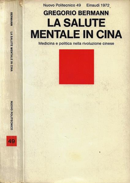 La salute mentale in Cina - Gregorio Bermann - copertina