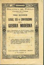 Leggi, usi e convenzioni della Guerra Moderna