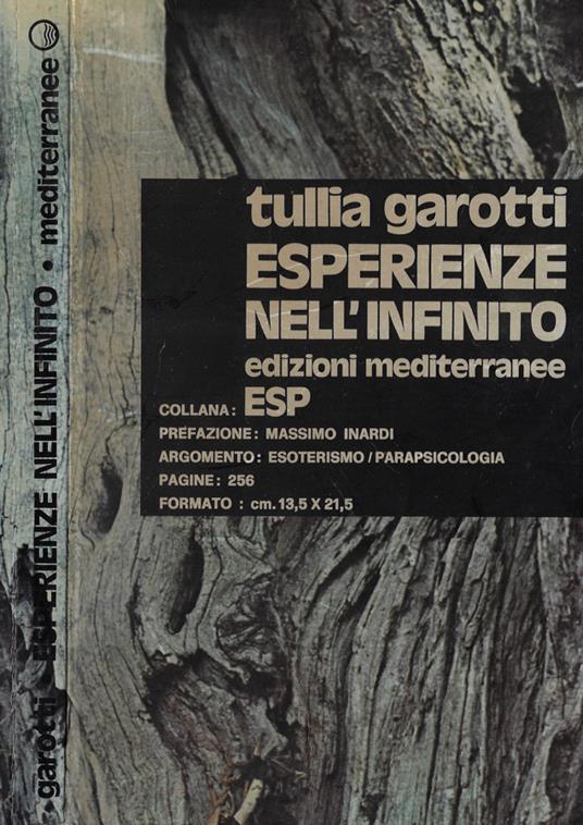 Esperienze nell'infinito - Tullia Garotti - copertina