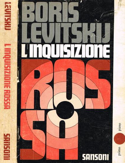 L' inquisizione rossa - Boris Levitskij - copertina