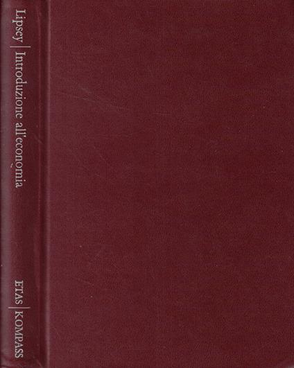 Introduzione all'economia - Richard G. Lipsey - copertina