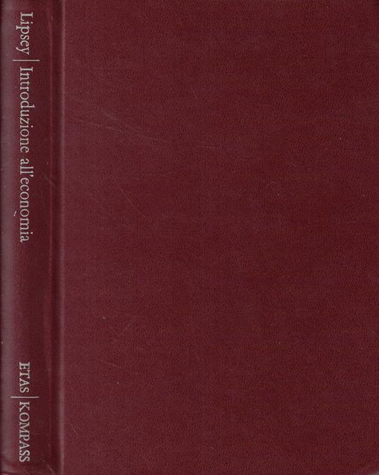 Introduzione all'economia - Richard G. Lipsey - copertina