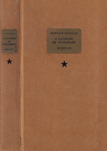 I cannoni di navarone - Alistair MacLean - copertina