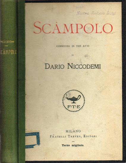 Scàmpolo - Dario Niccodemi - copertina