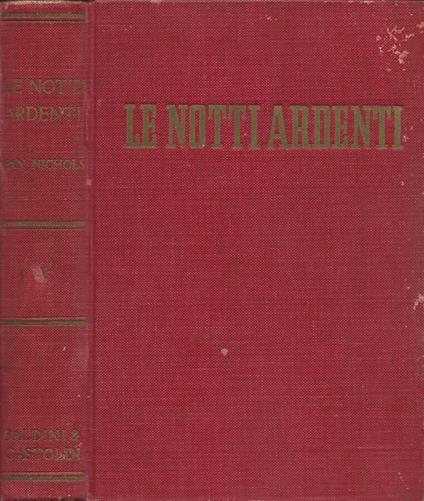 Le notti ardenti - Fan Nichols - copertina