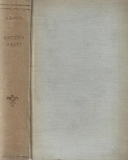 Ancora Faust - Almerico Ribera - copertina
