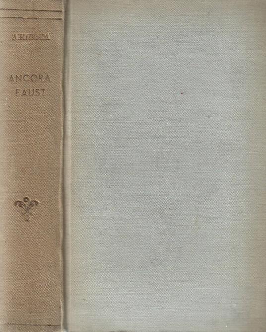 Ancora Faust - Almerico Ribera - copertina