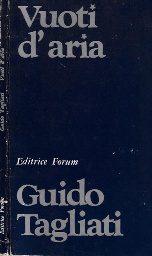 Vuoti d'aria - Guido Tagliati - copertina