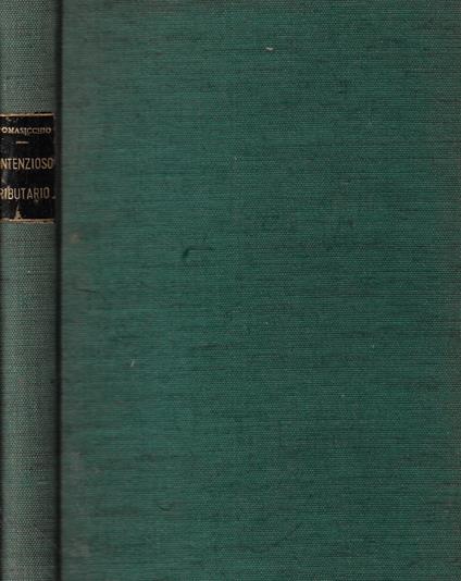 Manuale del contenzioso tributario - Tommaso Tomasicchio - copertina