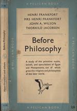 Before philosophy
