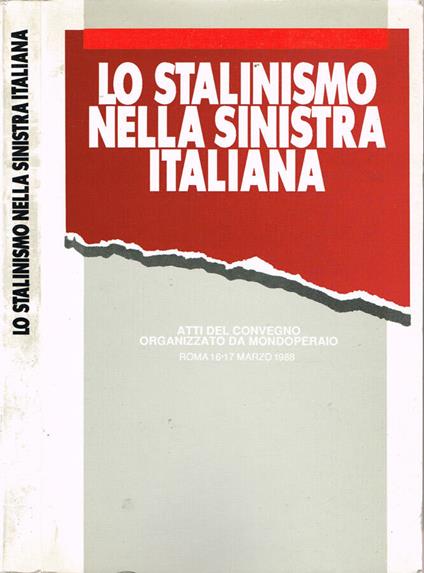 Lo stalinismo nella sinistra italiana - copertina