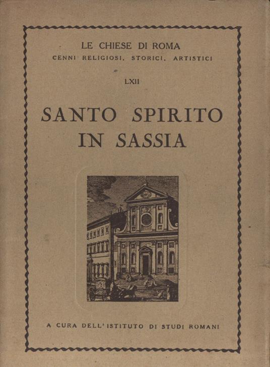 Santo Spirito in Sassia - copertina