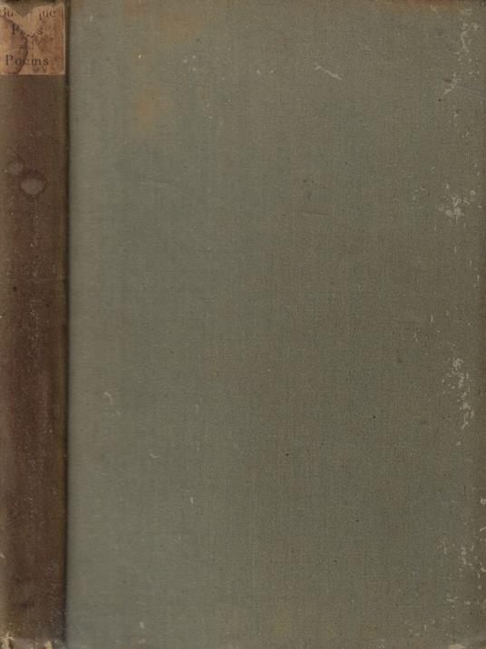 Burlesque plays and poems - copertina