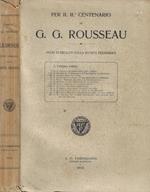 Per il II° centenario di G.G. Rousseau