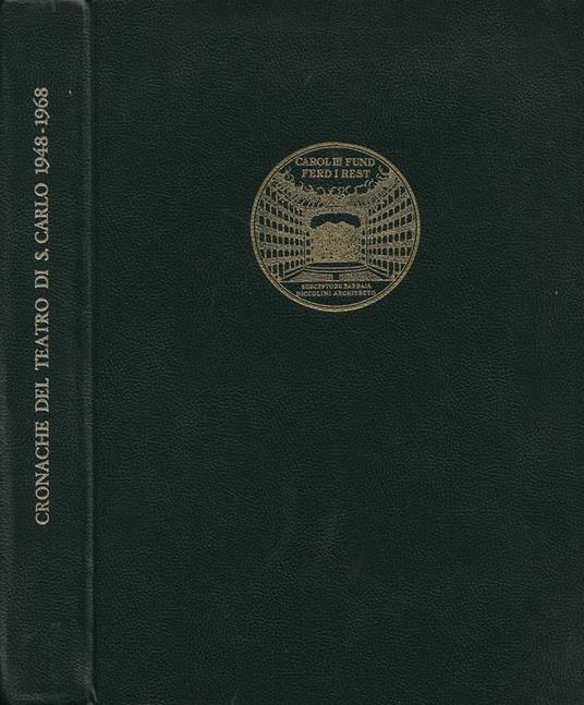 Cronache del Teatro di S. Carlo 1948-1968 - copertina