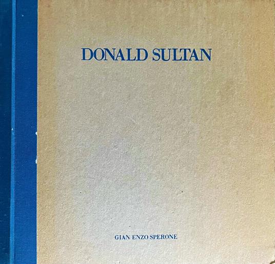 Donald Sultan - copertina