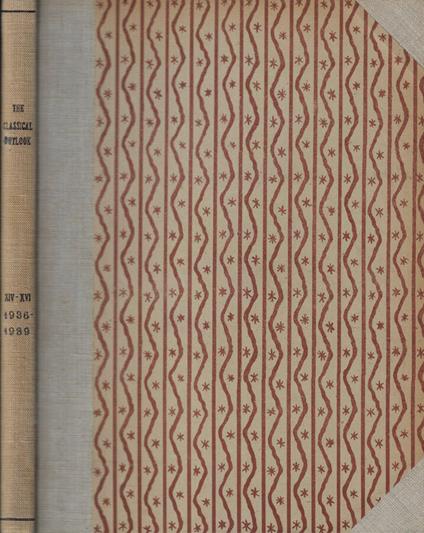 The Classical Outlook 1936-1939 - copertina