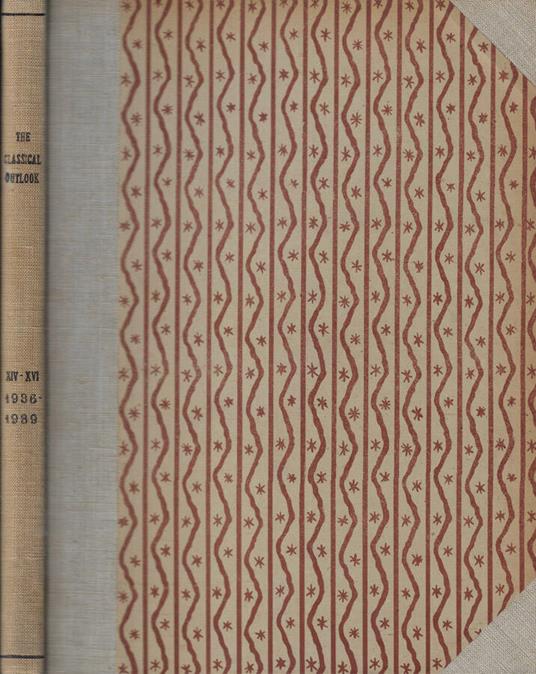 The Classical Outlook 1936-1939 - copertina