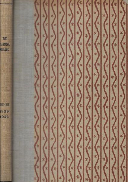 The Classical Outlook 1939-1942 - copertina