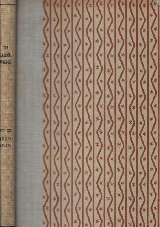 The Classical Outlook 1939-1942 - copertina