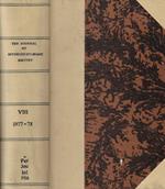 The journal of interdisciplinary history Anno 1977-78