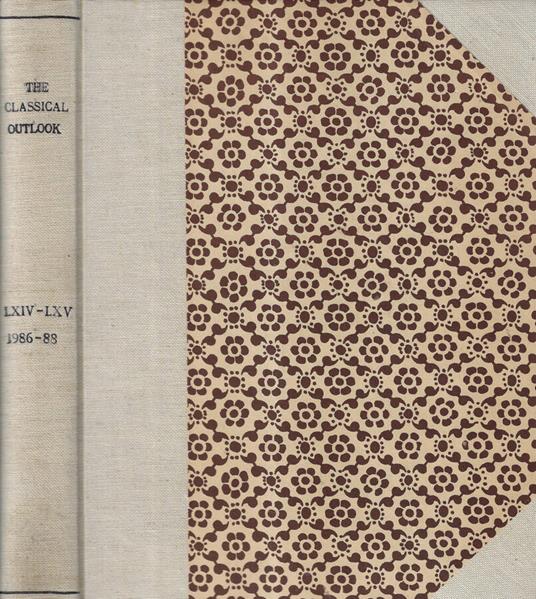 The classical outlook Vol. 64-65 1986-1988 - copertina