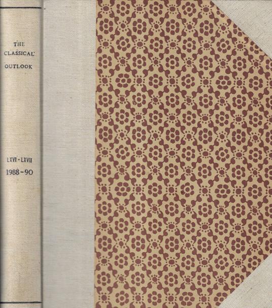 The classical outlook Vol. 66-67 1988-1990 - copertina