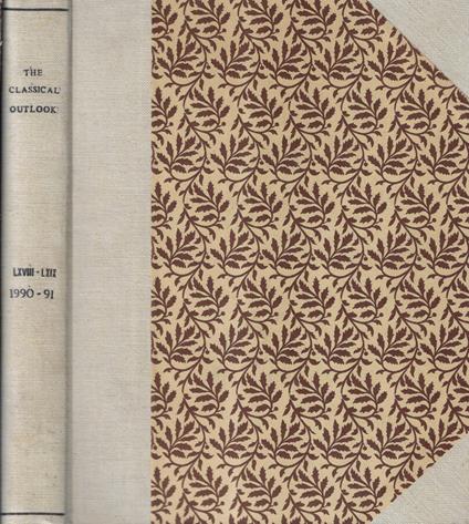 The classical outlook Vol. 68-69 1990-1991 - copertina